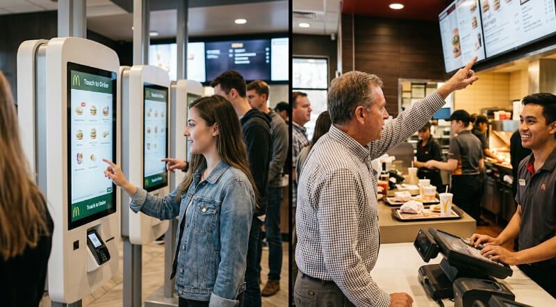 Kiosks vs. Counter - The Great QSR Showdown