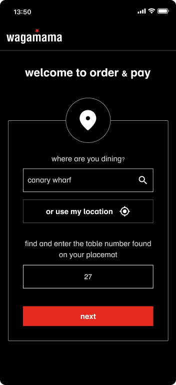 Click and collect ordering